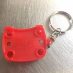 red tray keychain